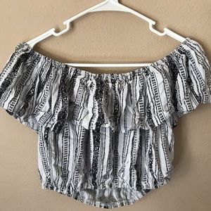 Over the shoulder top